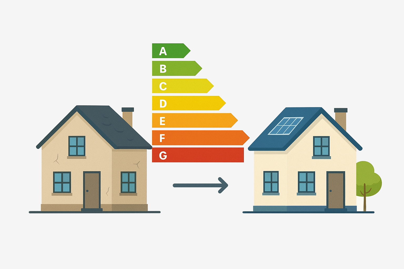 Comparatif énergétique avant/après